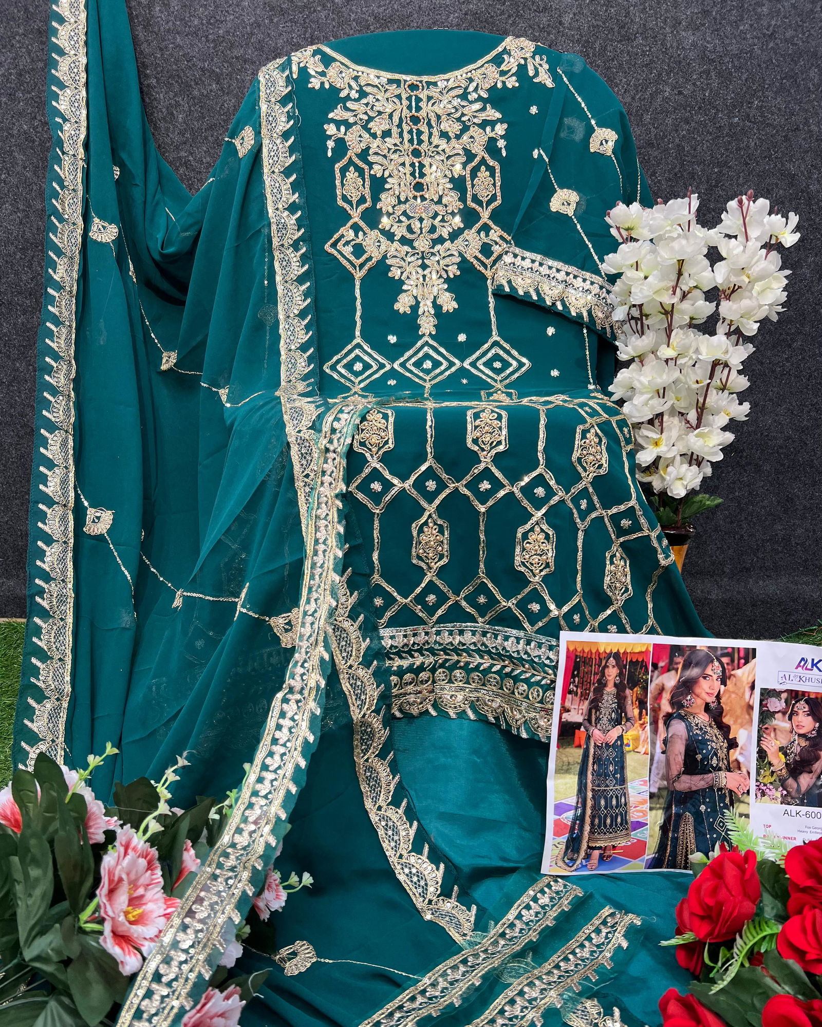 Zahra Rubab Vol 3 By Al Khushbu Georgette Pakistani Suits Orders In India